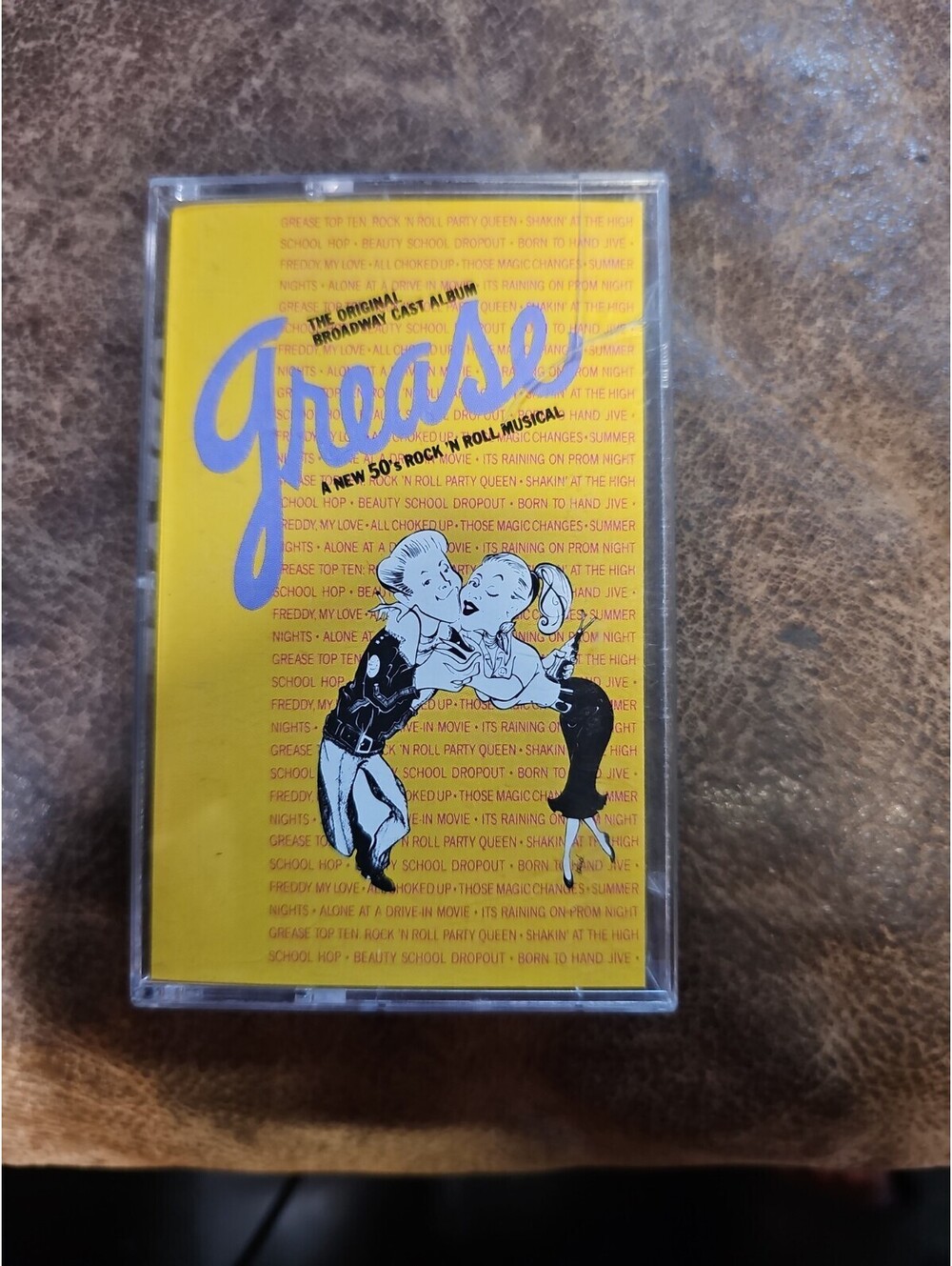 Grease The Original Broadway Cast Recording 1972 Cassette PolyGram Records